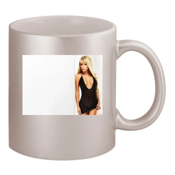 Sara Jean Underwood 11oz Metallic Silver Mug