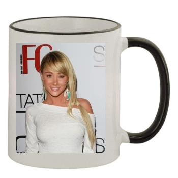 Sara Jean Underwood 11oz Colored Rim & Handle Mug