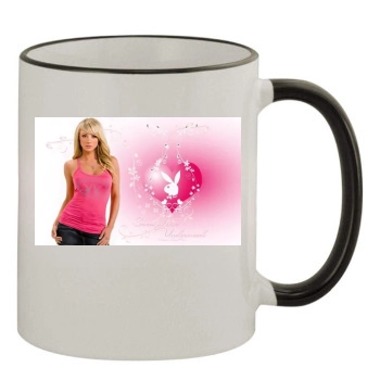 Sara Jean Underwood 11oz Colored Rim & Handle Mug