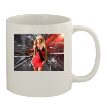 Sara Jean Underwood 11oz White Mug