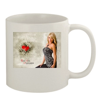 Sara Jean Underwood 11oz White Mug