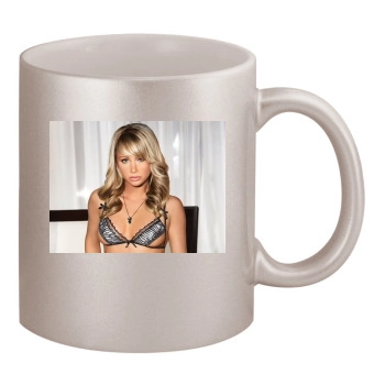 Sara Jean Underwood 11oz Metallic Silver Mug