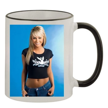 Sara Jean Underwood 11oz Colored Rim & Handle Mug