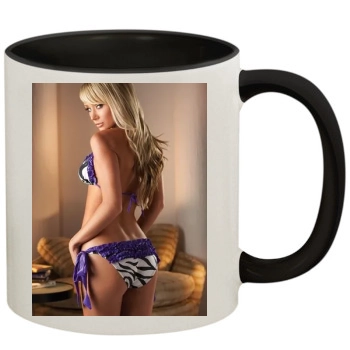 Sara Jean Underwood 11oz Colored Inner & Handle Mug