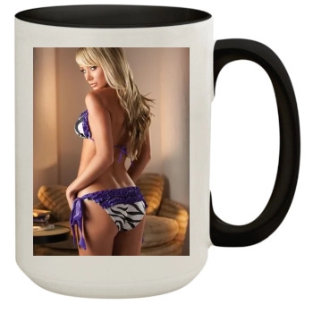 Sara Jean Underwood 15oz Colored Inner & Handle Mug