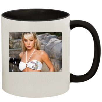 Sara Jean Underwood 11oz Colored Inner & Handle Mug