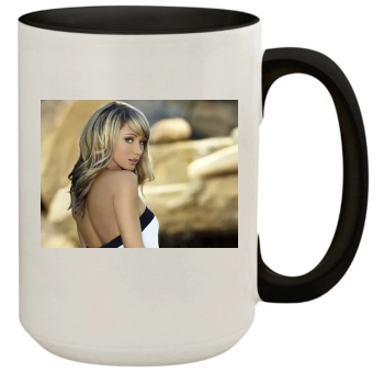 Sara Jean Underwood 15oz Colored Inner & Handle Mug