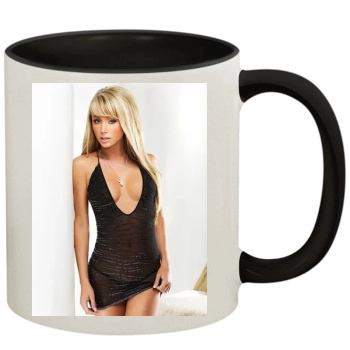 Sara Jean Underwood 11oz Colored Inner & Handle Mug