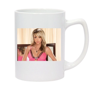 Sara Jean Underwood 14oz White Statesman Mug