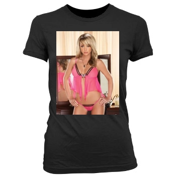 Sara Jean Underwood Women's Junior Cut Crewneck T-Shirt