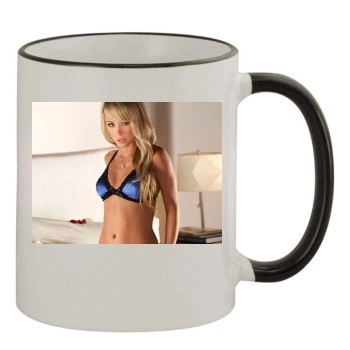 Sara Jean Underwood 11oz Colored Rim & Handle Mug