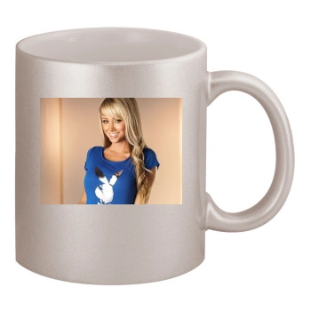 Sara Jean Underwood 11oz Metallic Silver Mug