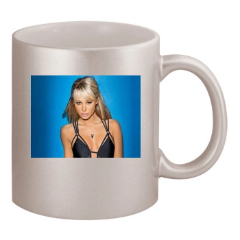 Sara Jean Underwood 11oz Metallic Silver Mug