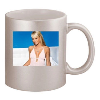 Sara Jean Underwood 11oz Metallic Silver Mug