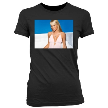 Sara Jean Underwood Women's Junior Cut Crewneck T-Shirt