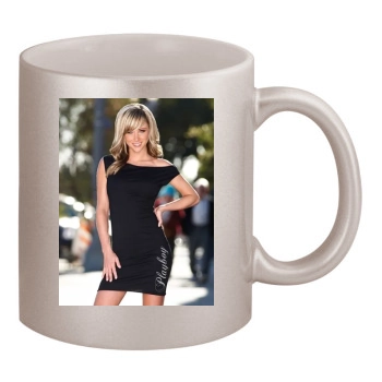 Sara Jean Underwood 11oz Metallic Silver Mug