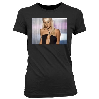 Sara Jean Underwood Women's Junior Cut Crewneck T-Shirt