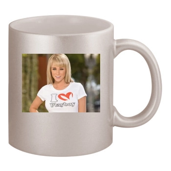 Sara Jean Underwood 11oz Metallic Silver Mug