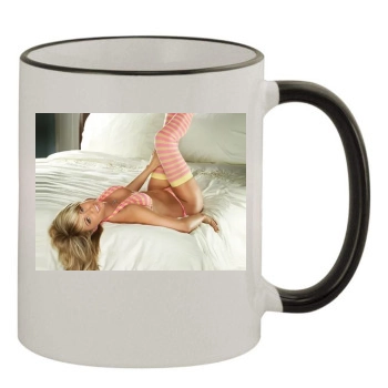 Sara Jean Underwood 11oz Colored Rim & Handle Mug