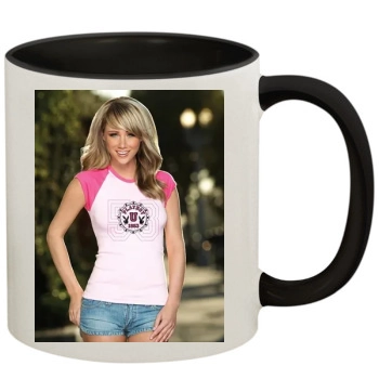 Sara Jean Underwood 11oz Colored Inner & Handle Mug