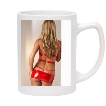 Sara Jean Underwood 14oz White Statesman Mug