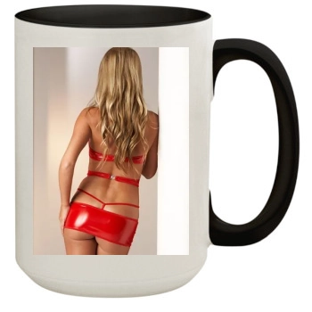 Sara Jean Underwood 15oz Colored Inner & Handle Mug