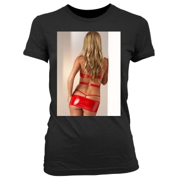 Sara Jean Underwood Women's Junior Cut Crewneck T-Shirt