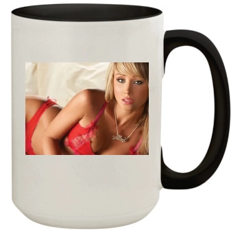 Sara Jean Underwood 15oz Colored Inner & Handle Mug