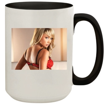 Sara Jean Underwood 15oz Colored Inner & Handle Mug