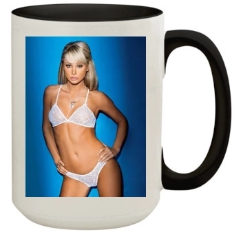 Sara Jean Underwood 15oz Colored Inner & Handle Mug