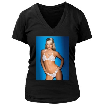 Sara Jean Underwood Women's Deep V-Neck TShirt