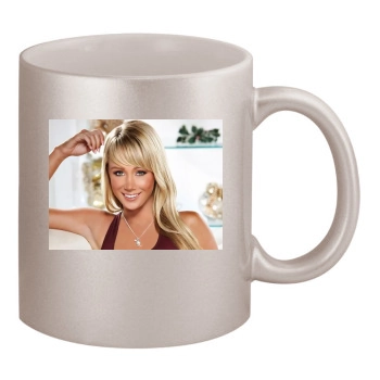 Sara Jean Underwood 11oz Metallic Silver Mug