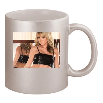 Sara Jean Underwood 11oz Metallic Silver Mug