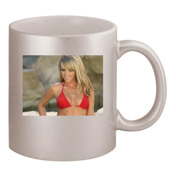 Sara Jean Underwood 11oz Metallic Silver Mug