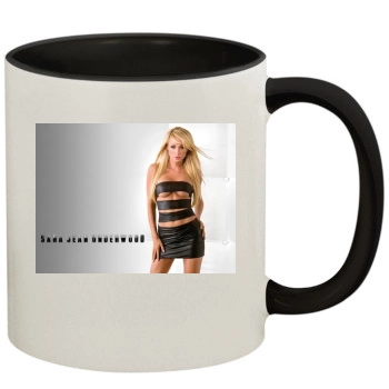 Sara Jean Underwood 11oz Colored Inner & Handle Mug