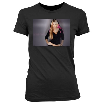 Sara Jean Underwood Women's Junior Cut Crewneck T-Shirt