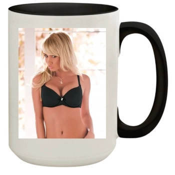 Sara Jean Underwood 15oz Colored Inner & Handle Mug