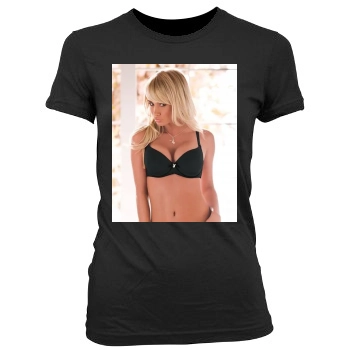 Sara Jean Underwood Women's Junior Cut Crewneck T-Shirt