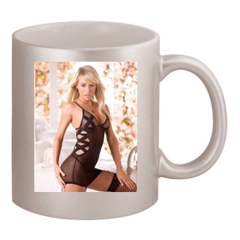 Sara Jean Underwood 11oz Metallic Silver Mug