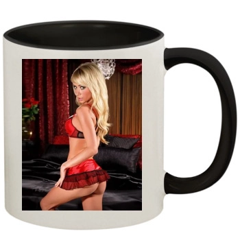 Sara Jean Underwood 11oz Colored Inner & Handle Mug