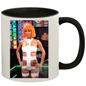 Sara Jean Underwood 11oz Colored Inner & Handle Mug