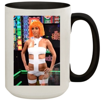 Sara Jean Underwood 15oz Colored Inner & Handle Mug