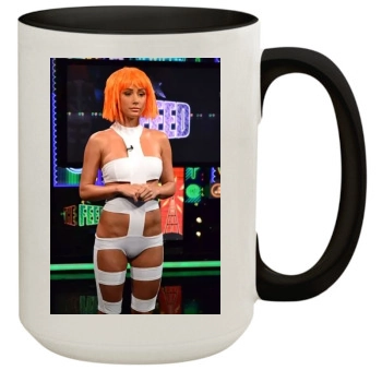 Sara Jean Underwood 15oz Colored Inner & Handle Mug