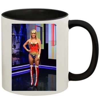 Sara Jean Underwood 11oz Colored Inner & Handle Mug