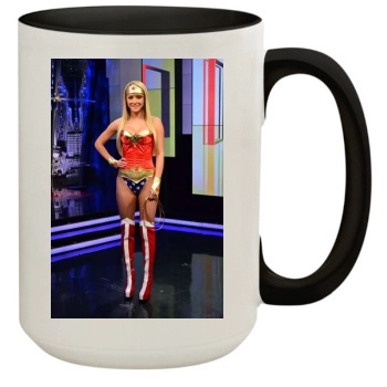 Sara Jean Underwood 15oz Colored Inner & Handle Mug