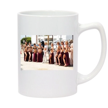 Sara Jean Underwood 14oz White Statesman Mug