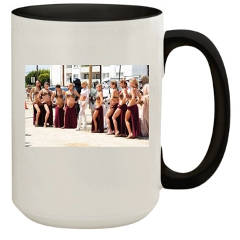 Sara Jean Underwood 15oz Colored Inner & Handle Mug