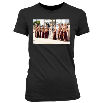 Sara Jean Underwood Women's Junior Cut Crewneck T-Shirt