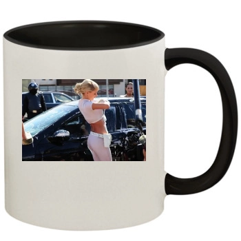 Sara Jean Underwood 11oz Colored Inner & Handle Mug