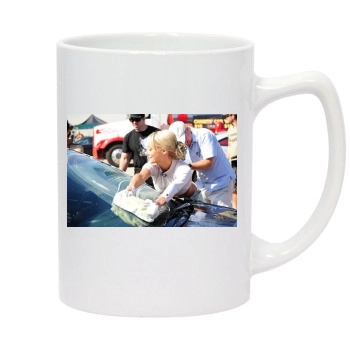 Sara Jean Underwood 14oz White Statesman Mug